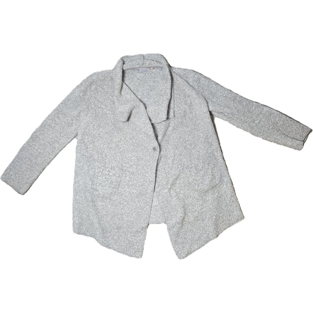 Hugs from Soft Surroundings Womens Small Cardigan Sweater Gray Cozy